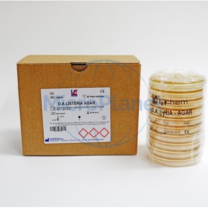 NUTRIENT AGAR, placa 90 mm, c/20 placas (ISO 16266)