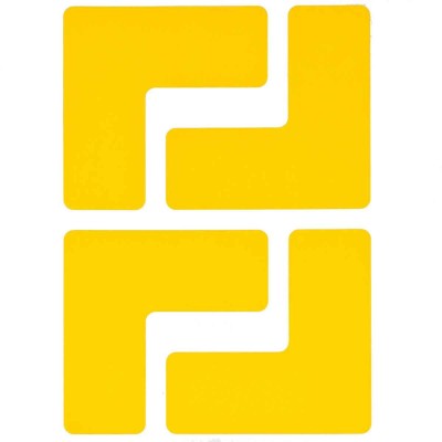TOUGHSTRIPE Brady formato L amarillo (20 uds.) | MicroPlanet