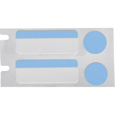M6-98-494-BL Etiqueta poliéster azul Brady B-494 | MicroPlanet