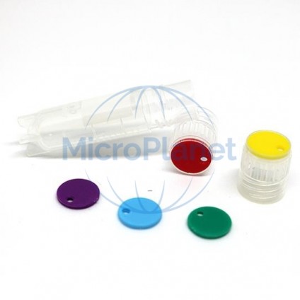 EPPi® disco inserto color AMARILLO para EPPi® Cryo Tubes c/500 pcs