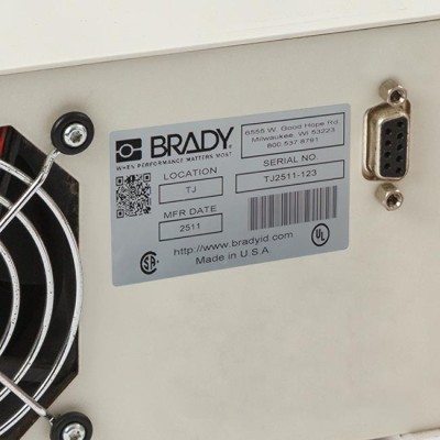 BPT-17-7563-1 Etiqueta poliéster metalizado Brady | MicroPlanet
