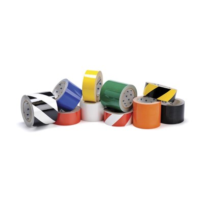 Cinta TOUGHSTRIPE Brady rojo/amarillo 76,2 mm x 30,48 m | MicroPlanet
